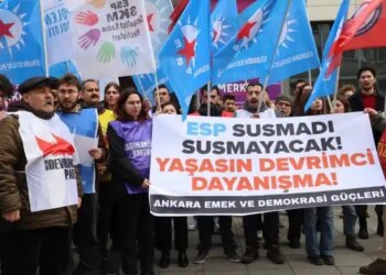 Ankara’da ESP’ye destek eylemi: Mücadeleyi büyüteceğiz