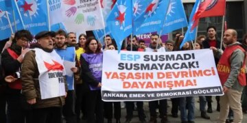 Ankara’da ESP’ye destek eylemi: Mücadeleyi büyüteceğiz
