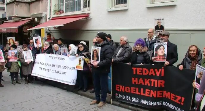 Hasta tutsaklar Avaz, Çam, Taşar ve Kahraman’ın tahliyesi talep edildi
