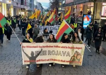 Almanya’da ‘Öcalan’a özgürlük, Rojava’ya statü’ yürüyüşü