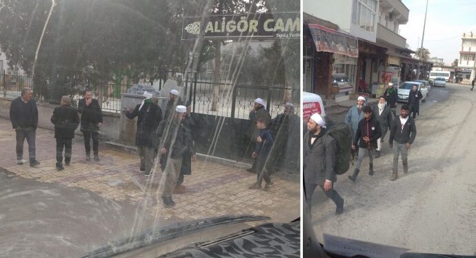 Pirsûs’ta, sarıklı, cübbeli, asker botu giyen kişiler dolaşmaya başladı