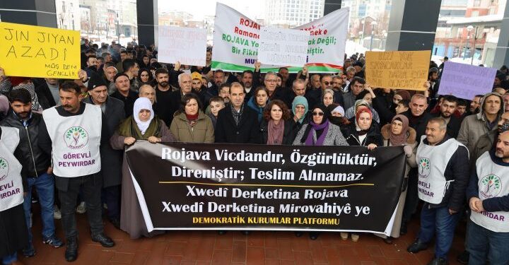 Mûş’ta Rojava için seslendiler: Kazanımlarımızı koruyacağız