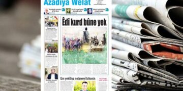 Azadiya Welat ‘Êdî Kurd bûne yek’ manşetiyle çıktı
