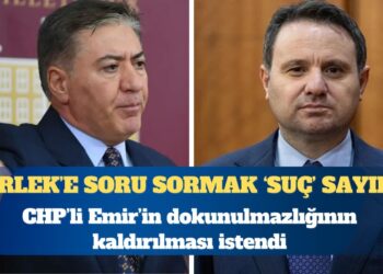Akın Gürlek’e soru sormak ‘suç’ sayıldı: CHP’li Emir’in dokunulmazlığının kaldırılması istendi