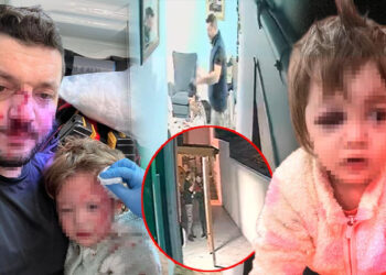 Baba ve 14 Aylık Kızı Öldüresiye Darp Edilmişti... Türkiye'nin Konuştuğu Olayın Dehşet Görüntüleri Ortaya Çıktı