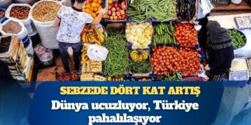Sebzede dört kat artış: Dünya ucuzluyor, Türkiye pahalılaşıyor