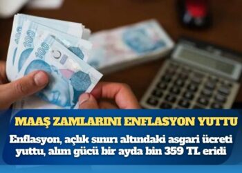 Enflasyon, açlık sınırı altındaki asgari ücreti yuttu: Alım gücü bir ayda bin 359 TL eridi