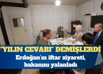 Erdoğan’ın iftar ziyareti, bakanını yalanladı