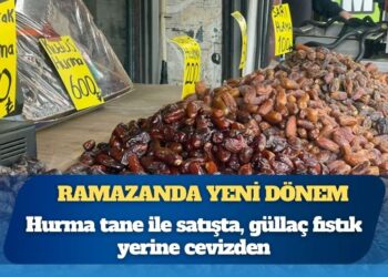 Ramazanda yeni dönem: Hurma tane ile satışta, güllaç fıstık yerine cevizden