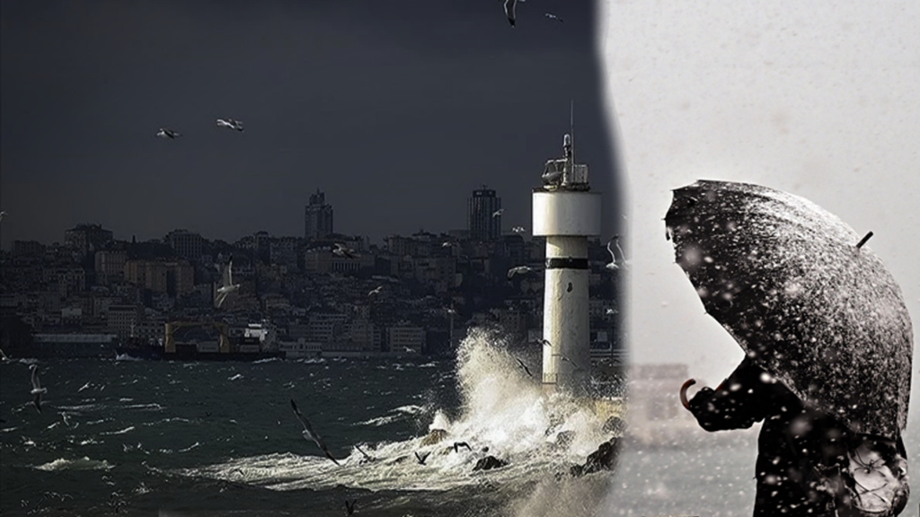 İstanbul'da Kar ve Kuvvetli Rüzgar Alarmı! 15 İlçeye Dikkat