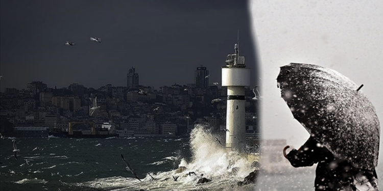 İstanbul'da Kar ve Kuvvetli Rüzgar Alarmı! 15 İlçeye Dikkat