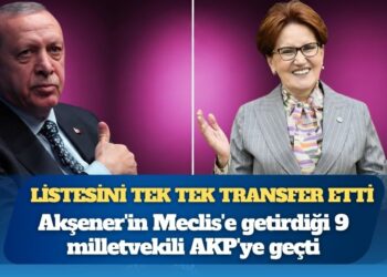 Saray, Akşener’in listesini tek tek transfer etti