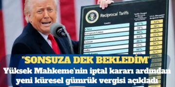 Trump, Yüksek Mahkeme’nin iptal kararı ardından yeni bir yüzde 10 küresel gümrük vergisi açıkladı