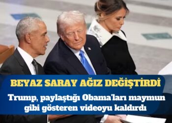 Trump, paylaştığı Obama’ları maymun gibi gösteren videoyu kaldırdı