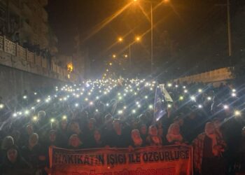 15 Şubat komplosuna karşı Amed’de binler yürüdü: ‘Hakikatin ışığıyla özgürlüğe doğru’