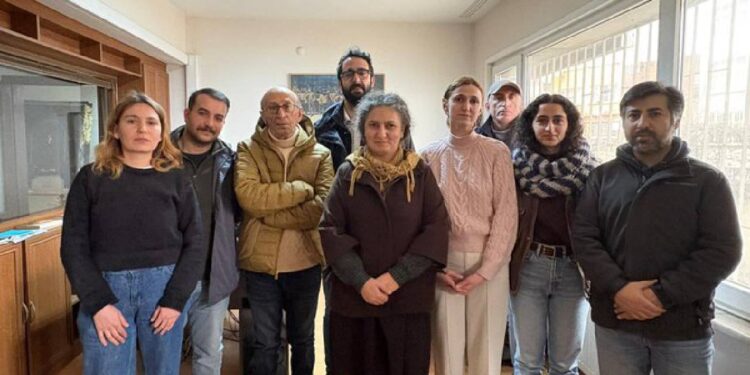 MKG ve DFG’den bürosu basılan ETHA’ya dayanışma ziyareti