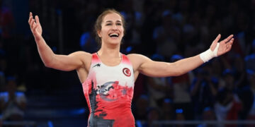 Zagreb'de Altın Madalya Milli Güreşçi Buse'nin