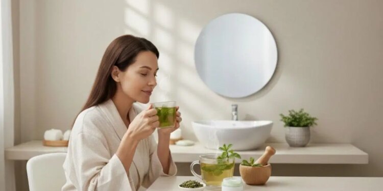 Akne sorununa doğal destek: Kıvırcık nane çayının cilt sağlığına 5 mucizevi faydası