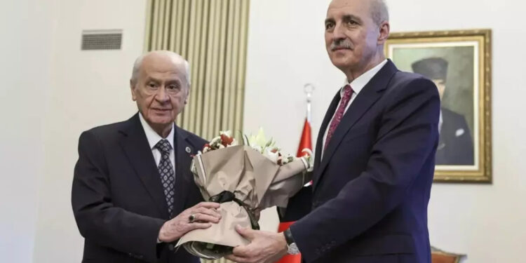 Bahçeli ve Kurtulmuş görüştü: Çalışmalarımızı sürdürmeliyiz