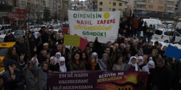 Colemêrg’de halk Rojava için yürüdü