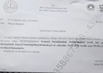 Okullardaki sığınak ve kütüphanelerin mescide dönüştürülmesi talimatı