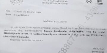 Okullardaki sığınak ve kütüphanelerin mescide dönüştürülmesi talimatı
