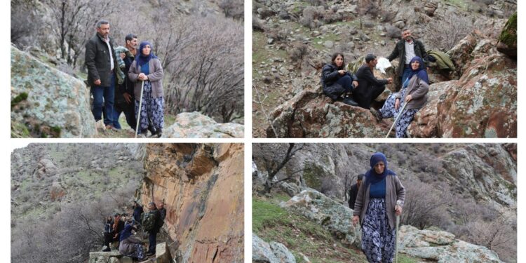 Bir parça anı bulmak için 70 yaşında saatlerce dağa tırmandı