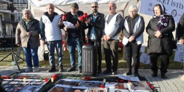 Adalet Peşinde Aileler Platformu nöbet çadırı kurdu