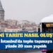 İstanbul’da toplu taşımaya yüzde 20 zam