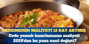 Evde yemek hazırlamanın maliyeti 2019’dan bu yana nasıl değişti?