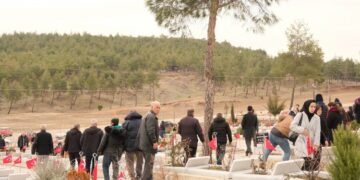 6 Şubat depremleri 3’üncü yılında: Mereş’te yaşamını yitirenler mezarları başında anıldı