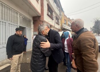 Bakırhan’dan tahliye olan Taş ve Yıldız’a ziyaret
