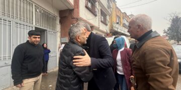 Bakırhan’dan tahliye olan Taş ve Yıldız’a ziyaret