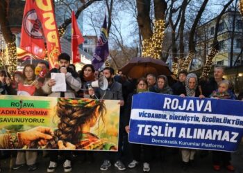 Ankara’da Kobanê kuşatmasına tepki: Sınır kapısının açılmaması insanlık suçudur