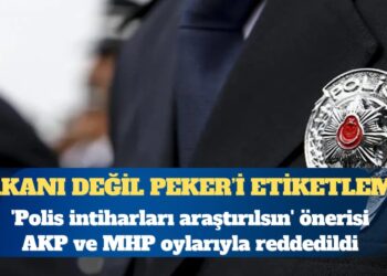 ‘Polis intiharları araştırılsın’ önerisi AKP ve MHP oylarıyla reddedildi