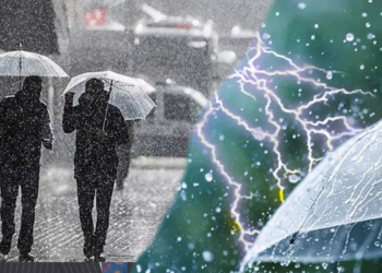 19 İl İçin Sağanak ve Fırtına Uyarısı