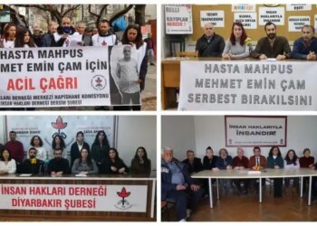 Birçok kentte hasta tutsak Çam için çağrı: Acilen serbest bırakılmalı