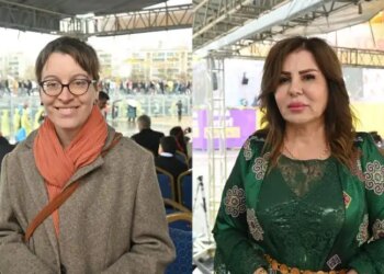 Laura Gréaume: Öcalan’ı desteklemek için Newroz’a geldik