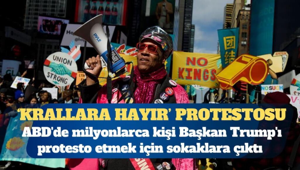 ABD’liler üçüncü kez Trump’a seslendi: Krallara hayır