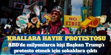 ABD’liler üçüncü kez Trump’a seslendi: Krallara hayır