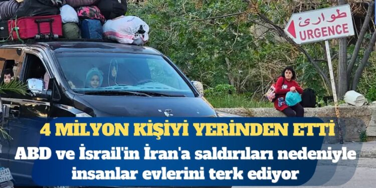 BM: İran savaşı yaklaşık 4 milyon kişiyi yerinden etti