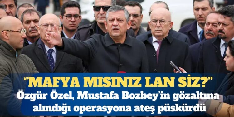 CHP Genel Başkanı Özgür Özel: 31 Mart günü yapıyor ya, mafya mısınız lan siz?