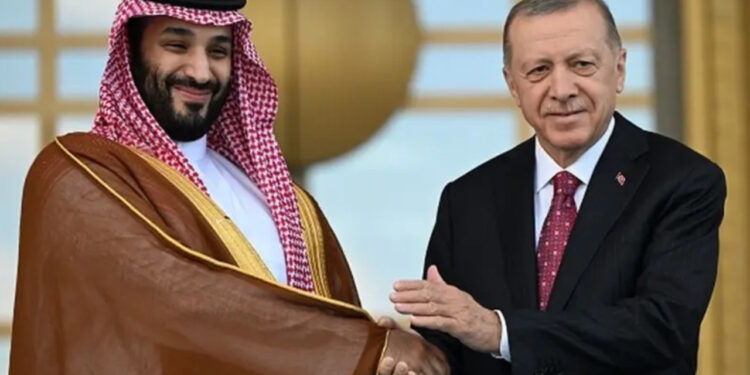 Cumhurbaşkanı Erdoğan, Prens Muhammed Bin Selman İle Görüştü