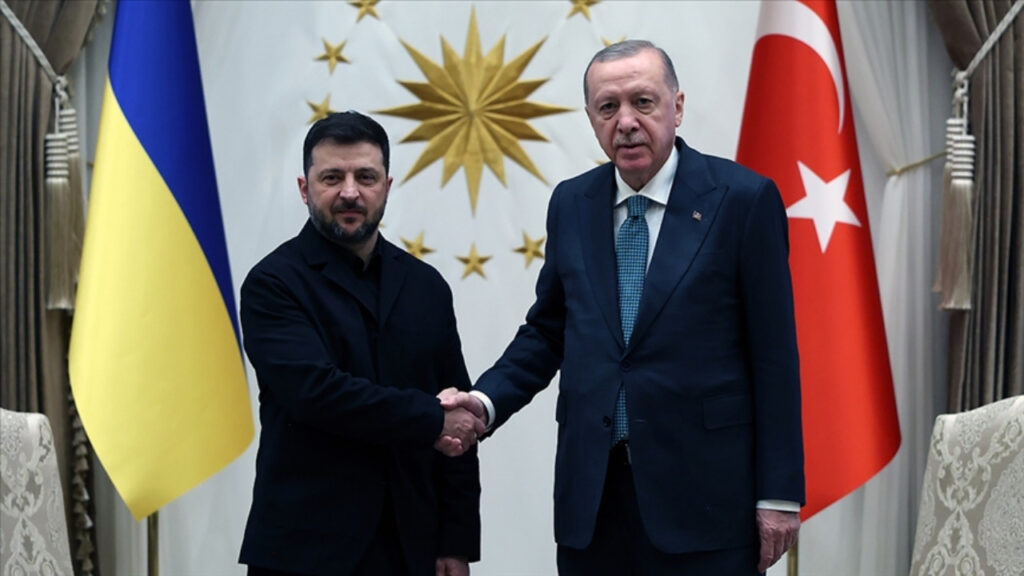Cumhurbaşkanı Erdoğan, Zelenskiy'le Görüştü
