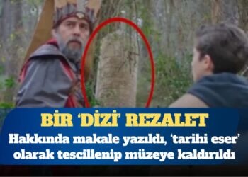 Dizi dekoru ‘tarihi eser’ denilerek müzeye kaldırılmış