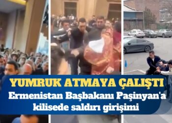 Ermenistan Başbakanı Paşinyan’a kilisede saldırı girişimi