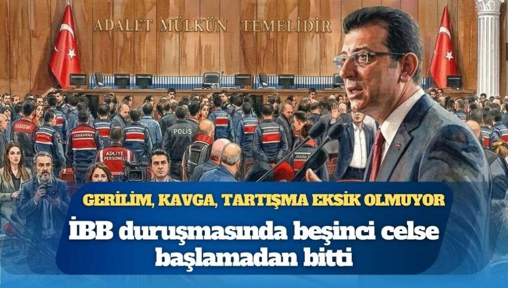 Gerilim, kavga, tartışma eksik olmuyor: İBB duruşmasında beşinci celse başlamadan bitti