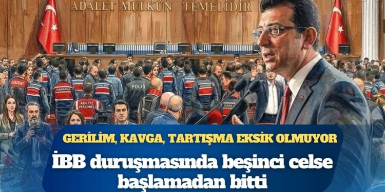 Gerilim, kavga, tartışma eksik olmuyor: İBB duruşmasında beşinci celse başlamadan bitti