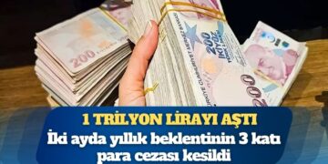 İki ayda yıllık beklentinin 3 katı para cezası kesildi