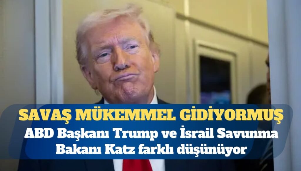 Trump: İran savaşı yakında bitecek